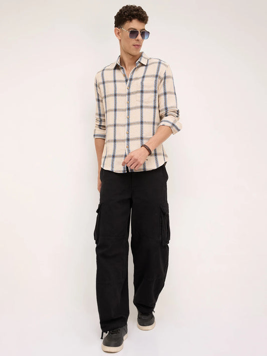 Premium Cotton Multicolor Checked Shirt