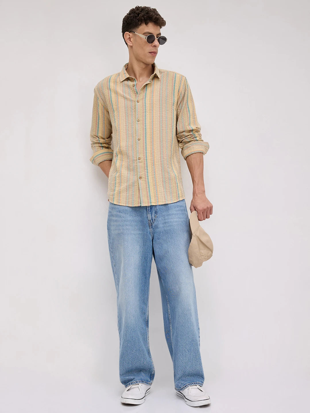 Pastel Trails Seersucker Shirt