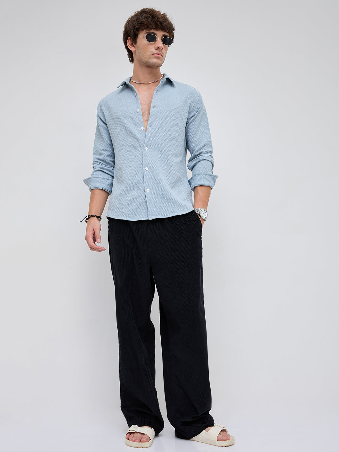 Arctic Blue Premium Horizon Weave Shirt – Vastrado