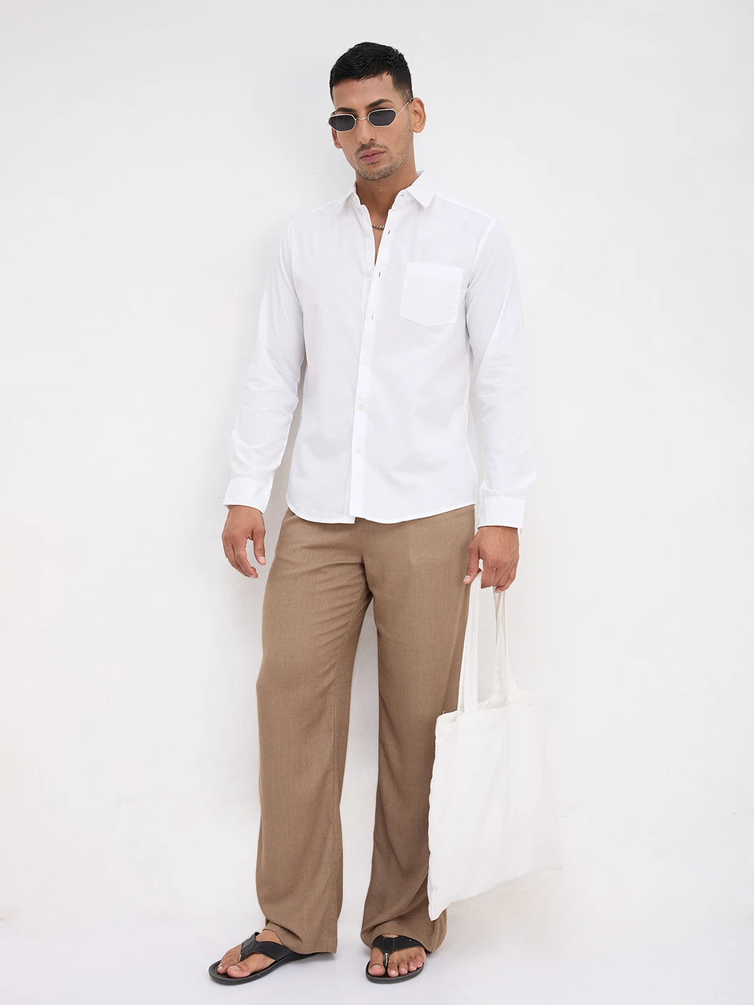 Minimal White Essentials Shirt