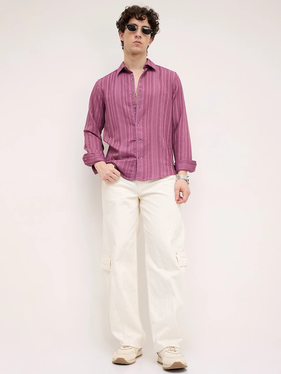 Dustrose Parallel Weave Dobby Luxe Shirt