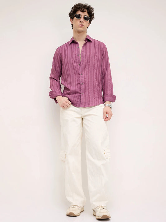 Dustrose Parallel Weave Dobby Luxe Shirt