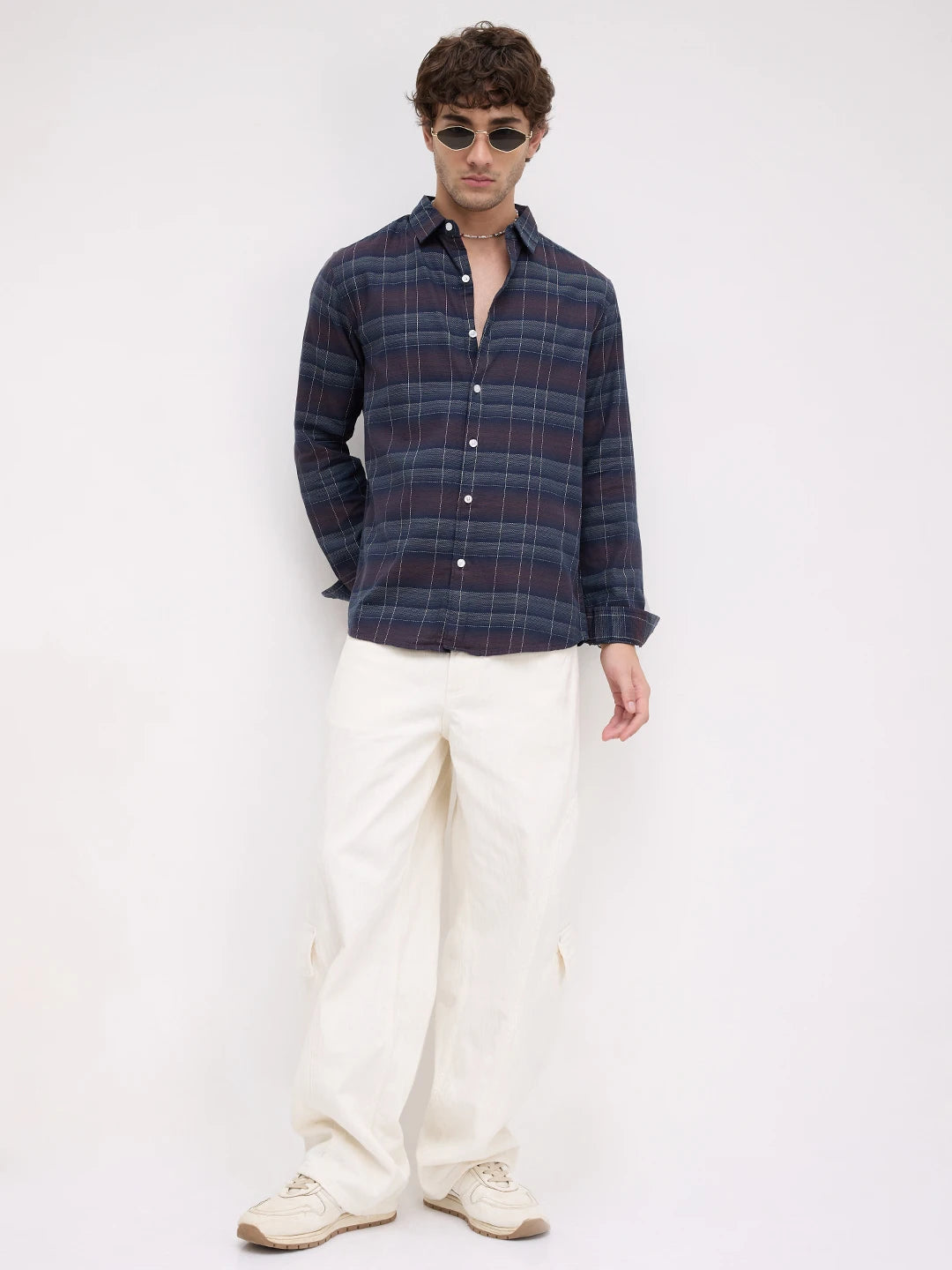 Twilight Multitone Checks Shirt