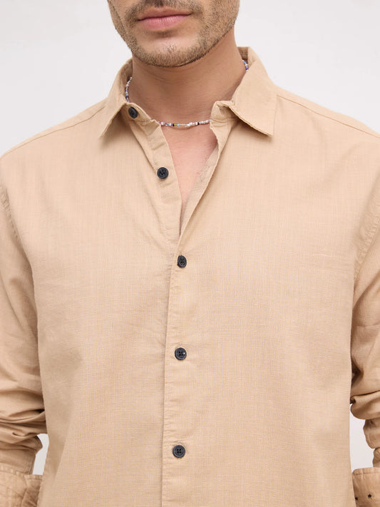 British Tan Beige Everyday Shirt