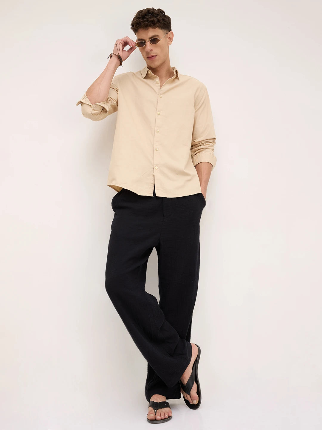 Classic Sand Beige Everyday Shirt