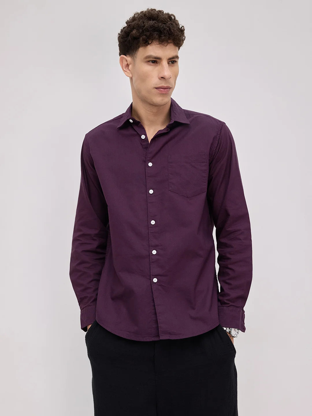 Plum Royale Statement Shirt