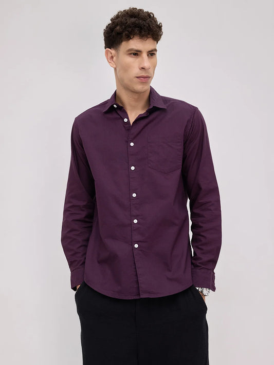 Plum Royale Statement Shirt