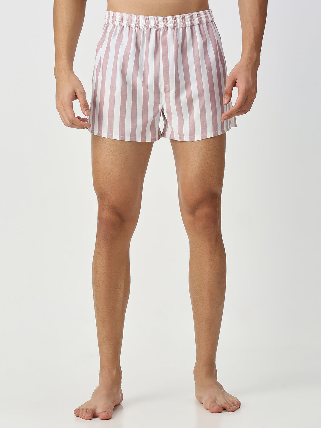 Blue & Pink Candy Striped Boxers