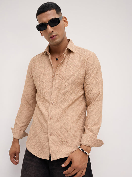Dessert Canvas Embossed Shirt