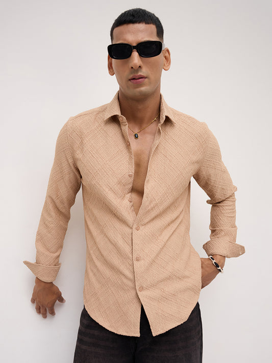 Dessert Canvas Embossed Shirt