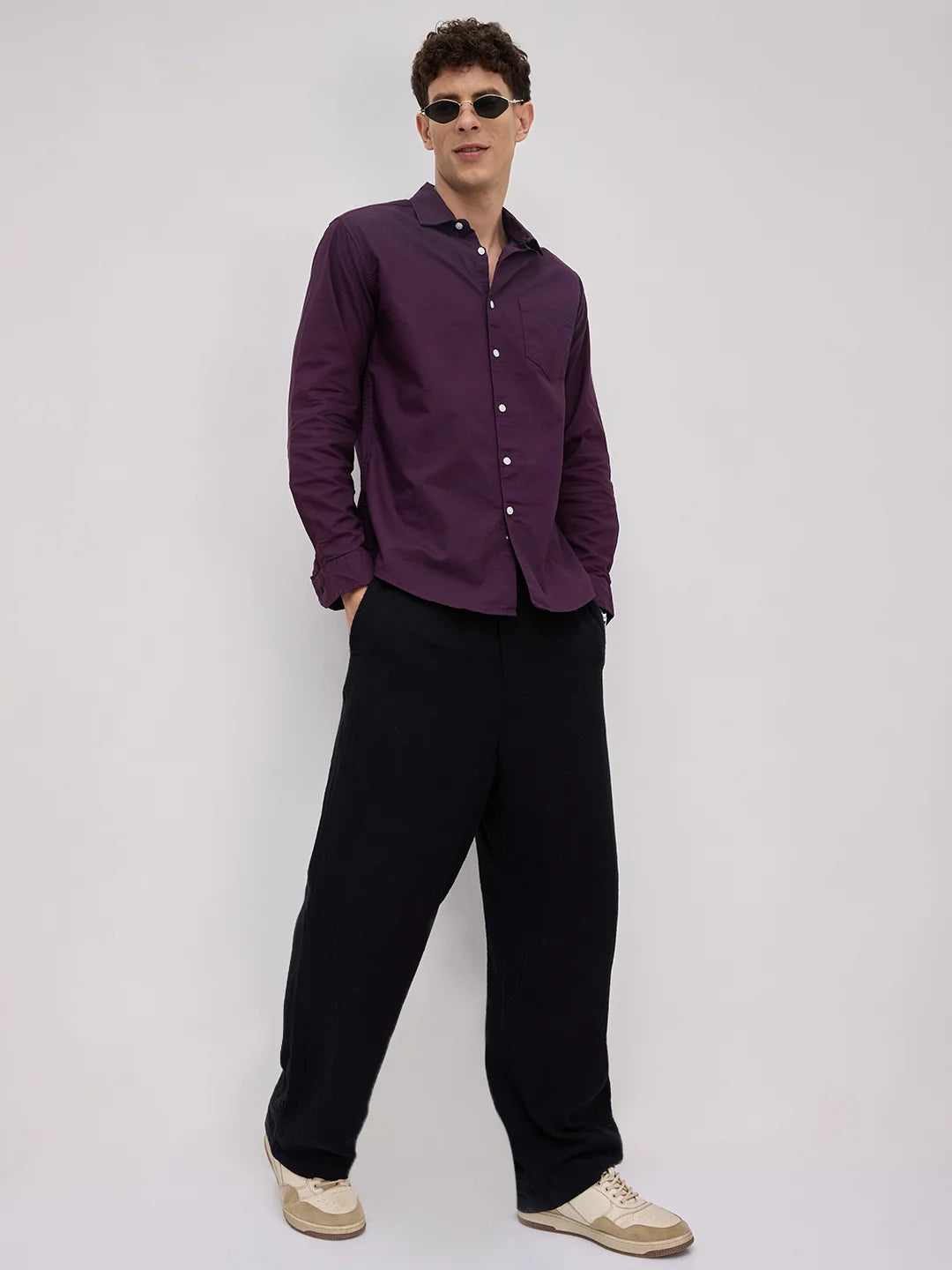 Plum Royale Statement Shirt