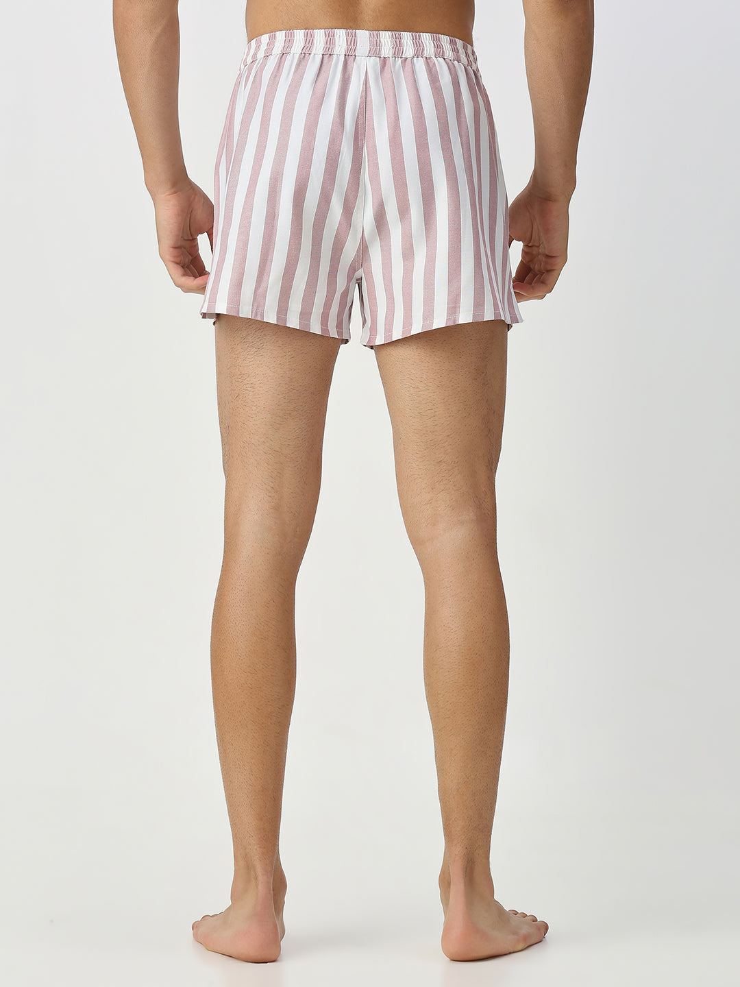 Blue & Pink Candy Striped Boxers
