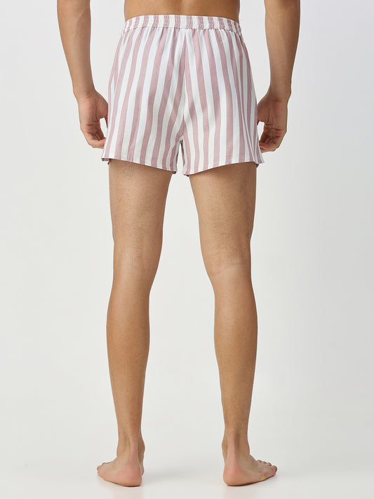 Blue & Pink Candy Striped Boxers