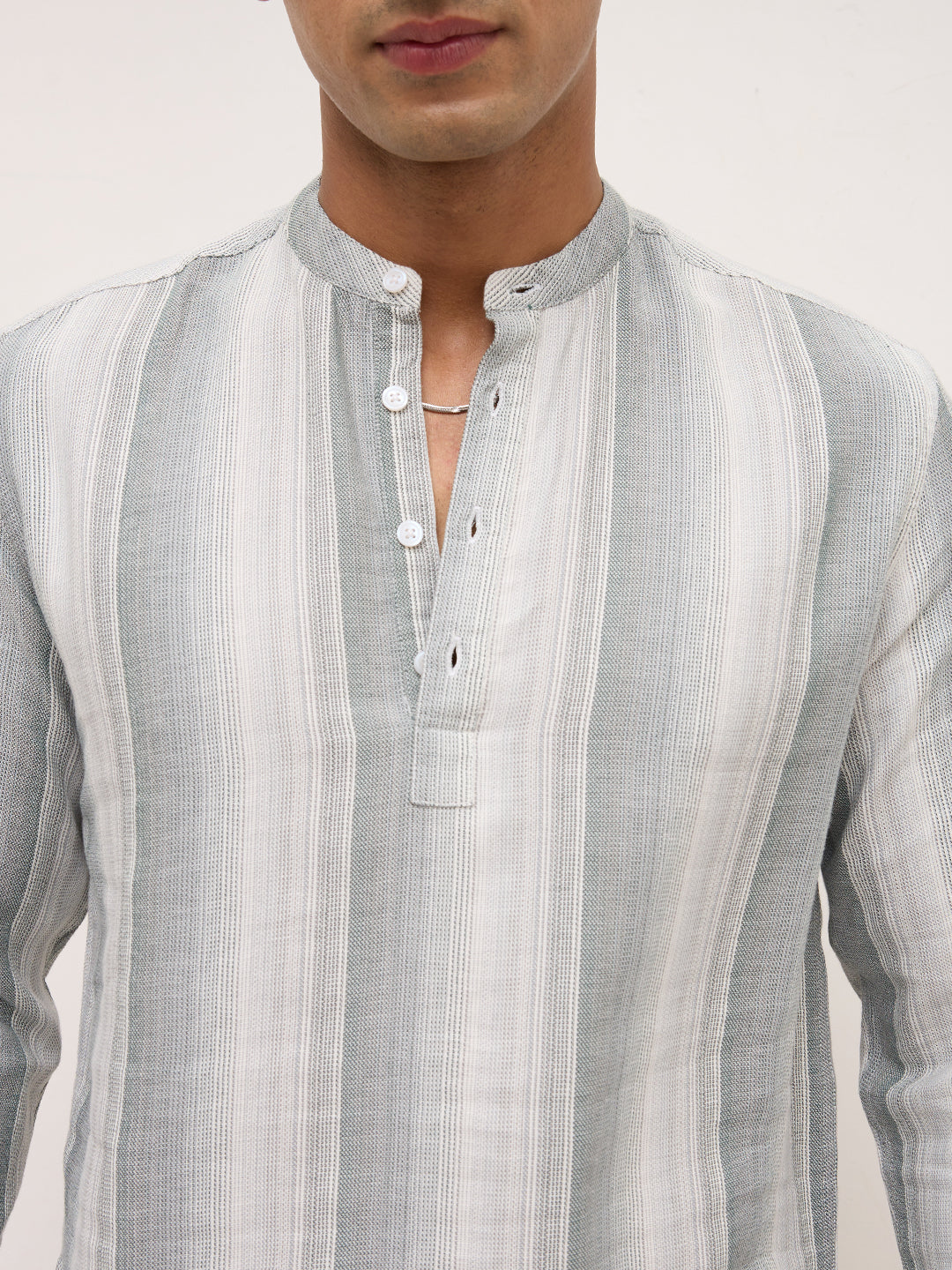 Green Multi-tone Terrain Kurta