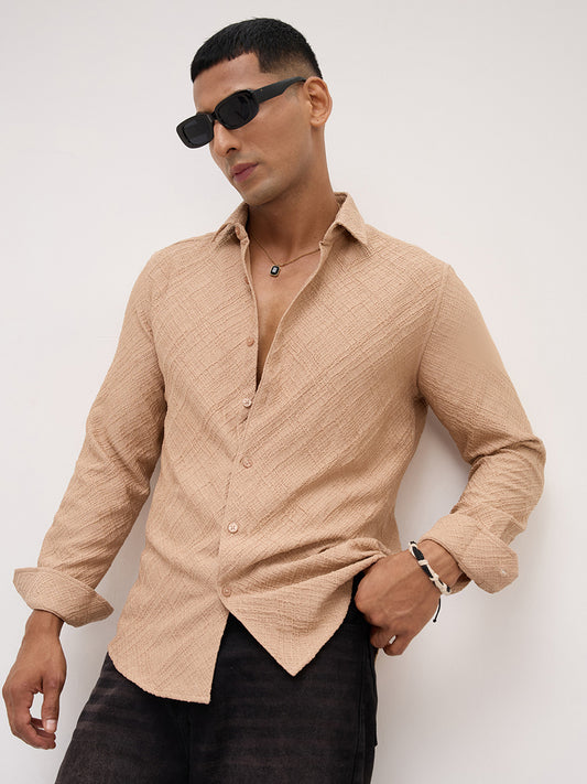 Dessert Canvas Embossed Shirt