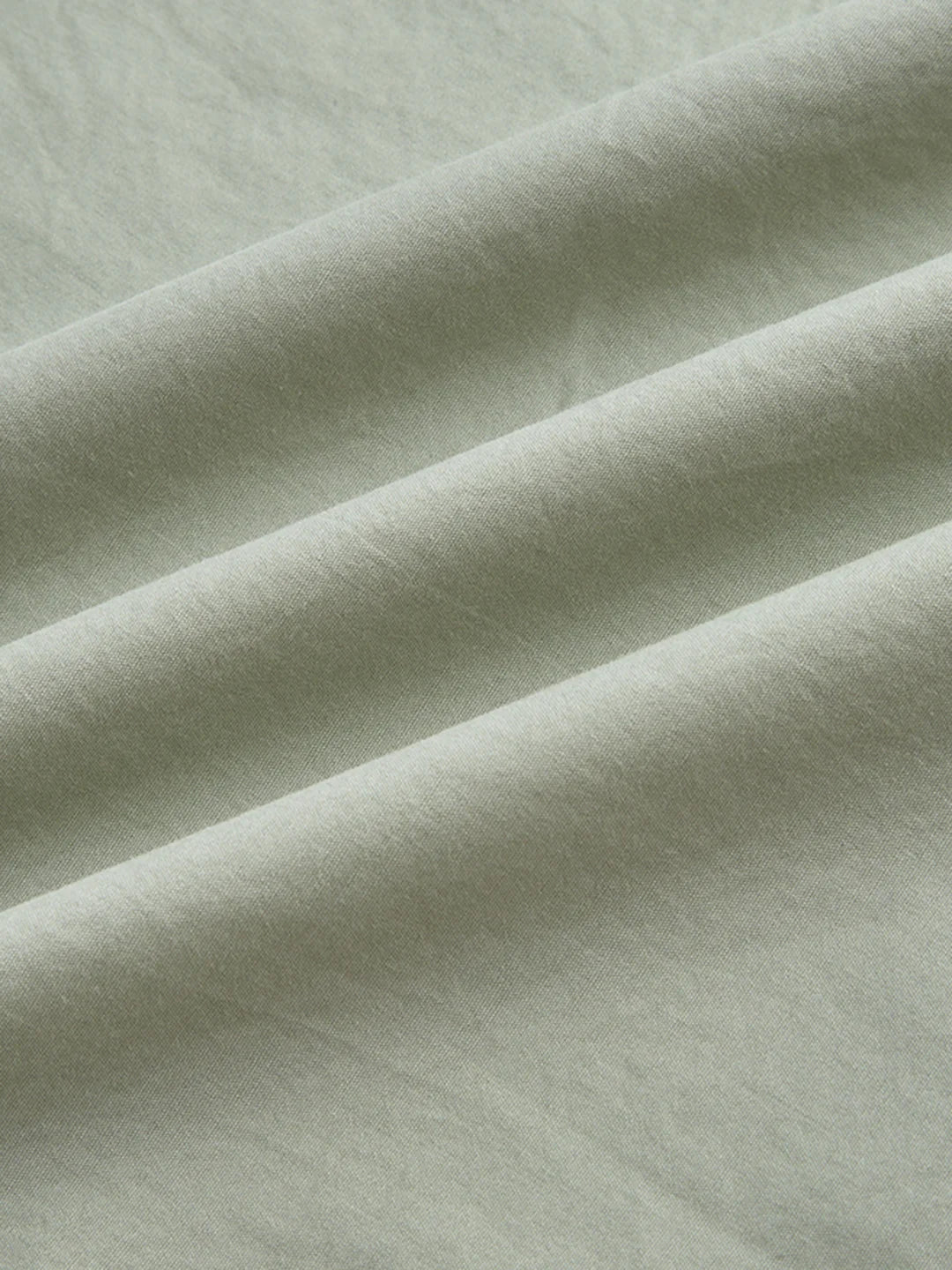 Plush Asparagus Green Peach Finish Poplin Shirt
