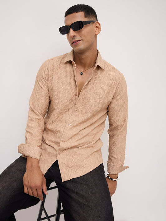 Dessert Canvas Embossed Shirt