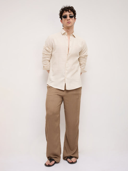 Off-White Crossgrain Micro Textured Shirt