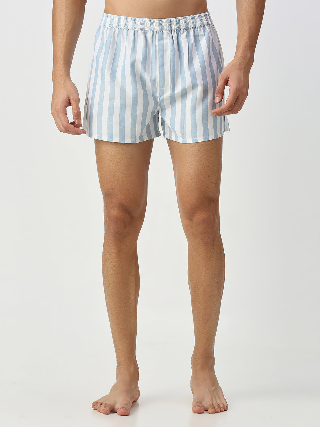Blue & Pink Candy Striped Boxers