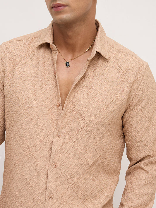 Dessert Canvas Embossed Shirt