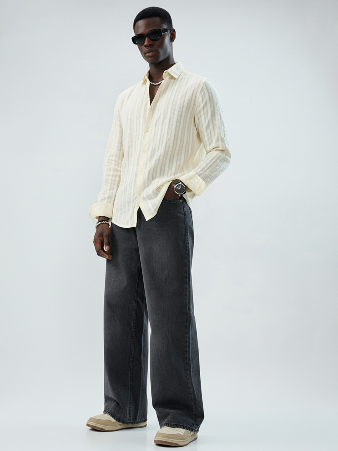 Morning Glow Sunwashed Stripe Shirt