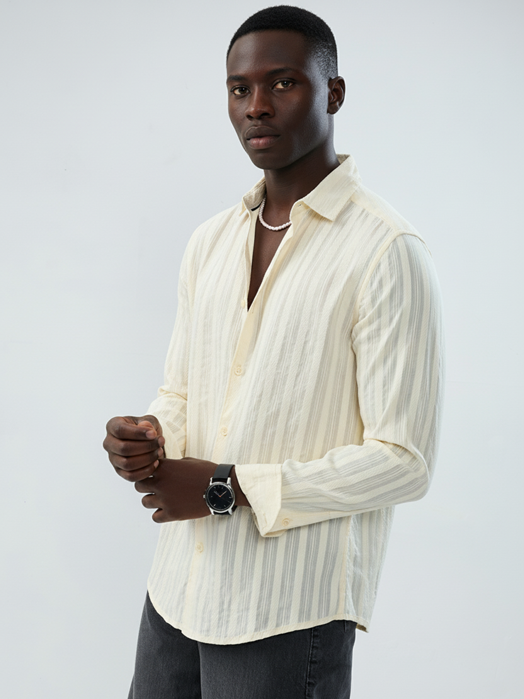 Morning Glow Sunwashed Stripe Shirt