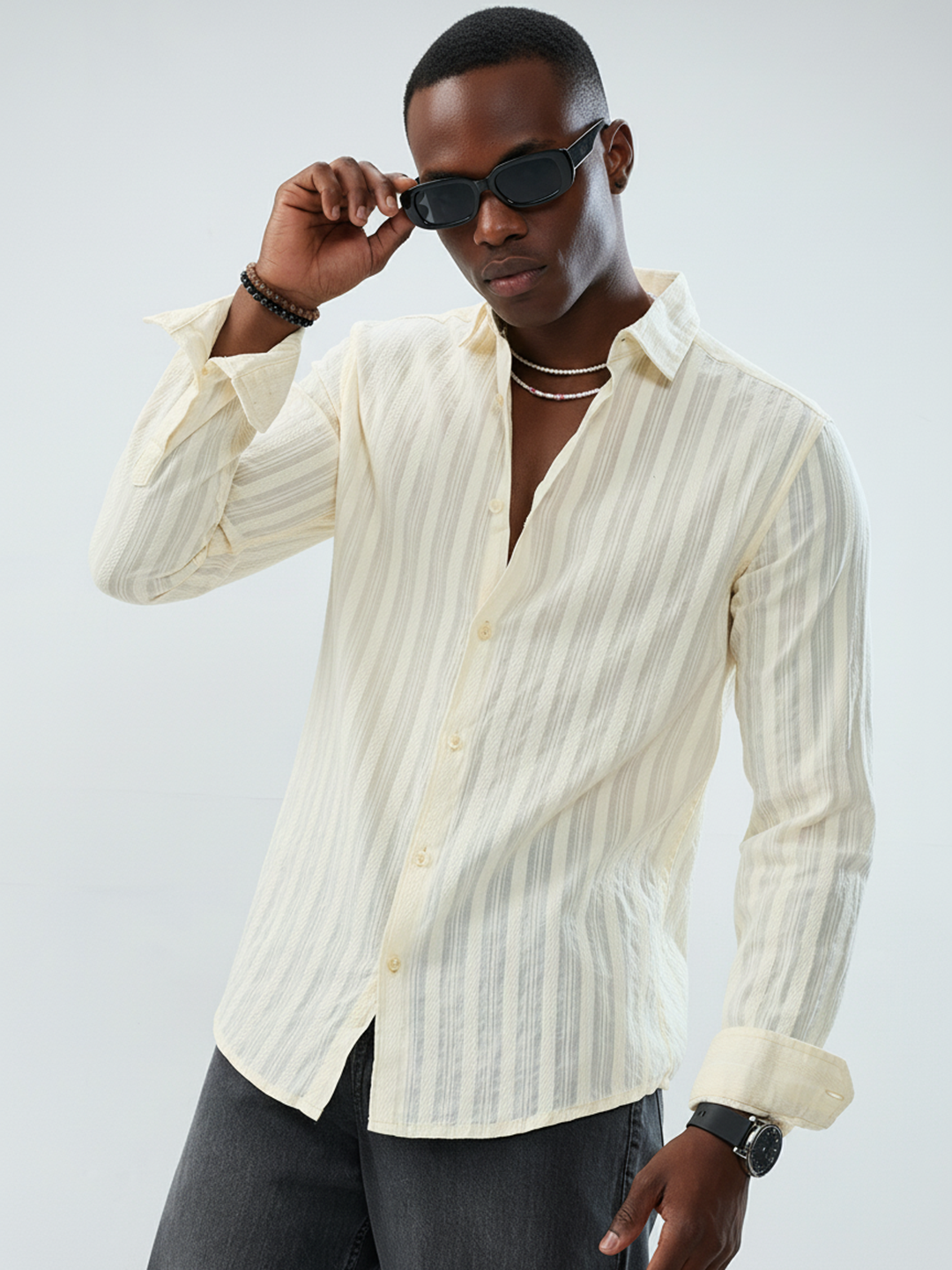 Morning Glow Sunwashed Stripe Shirt