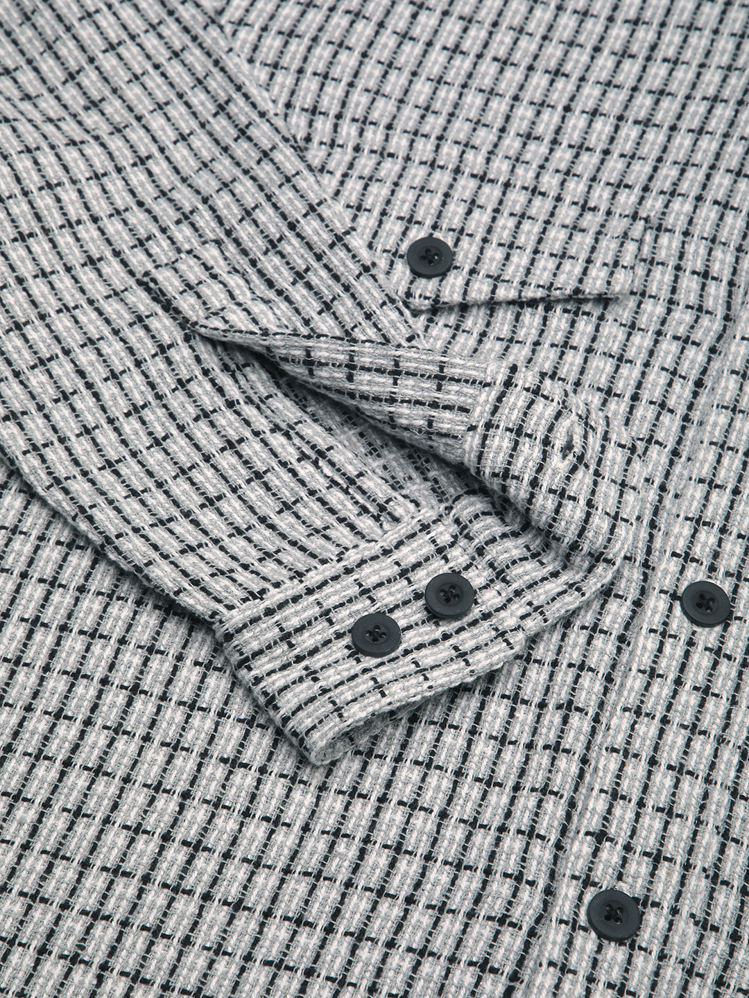 Monochrome Checkmate Woven Twin Pocket Shirt