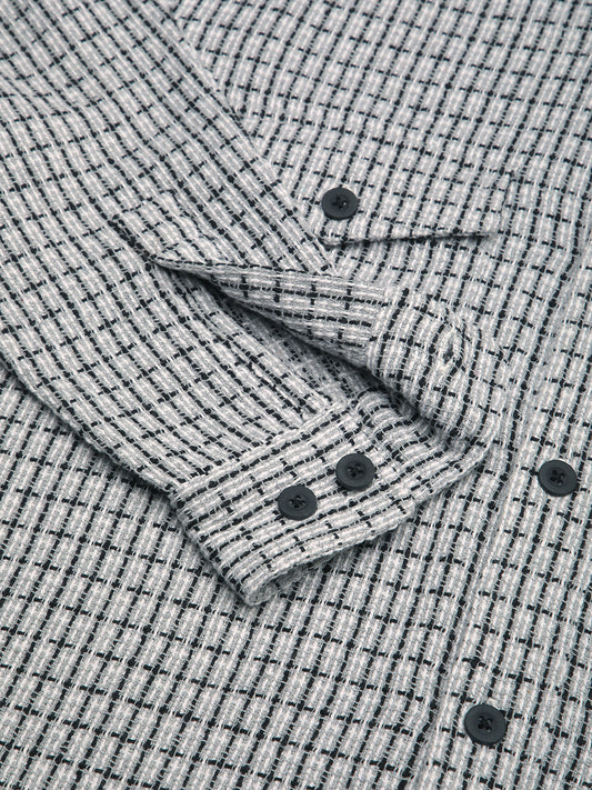 Monochrome Checkmate Woven Twin Pocket Shirt