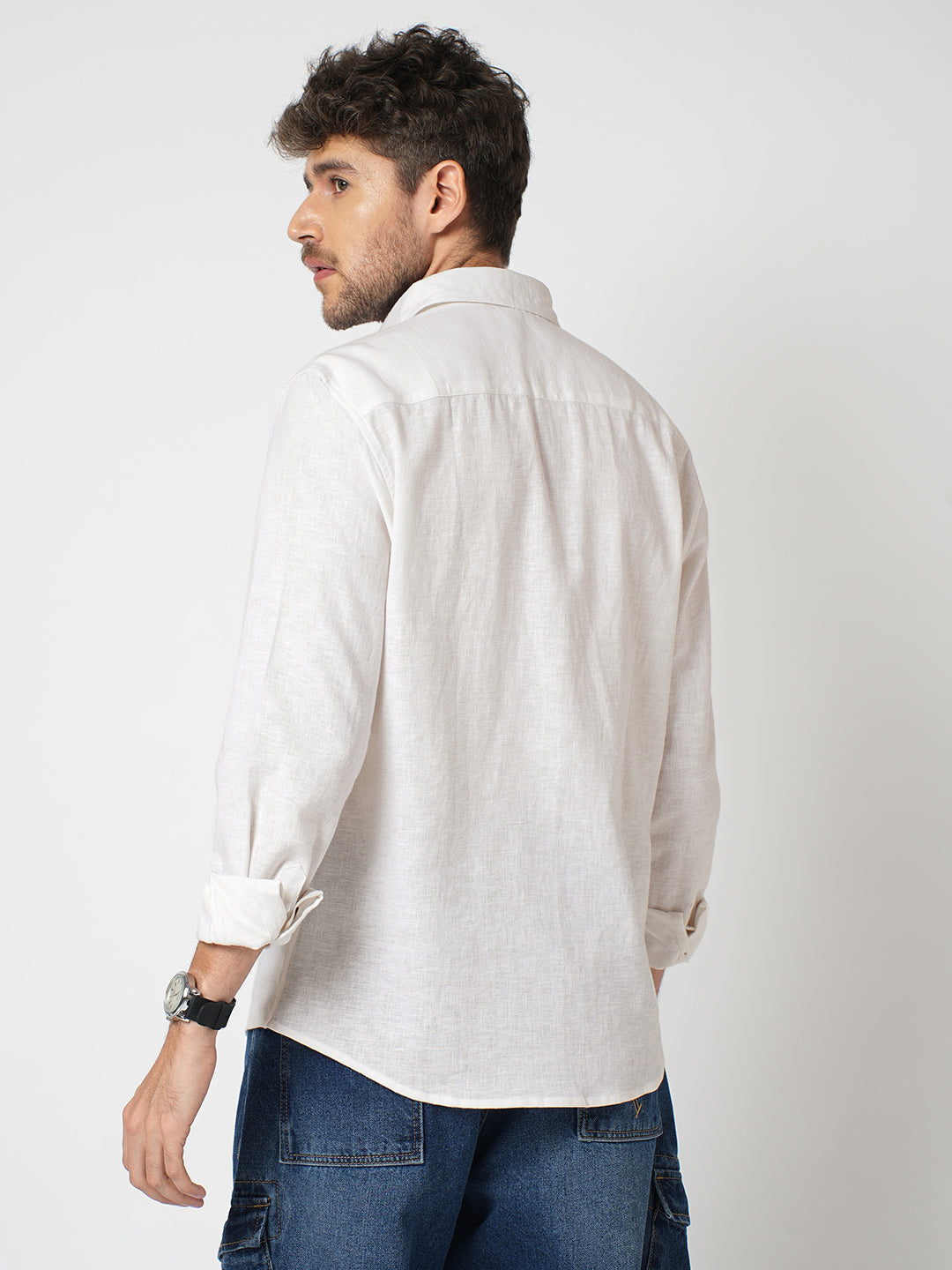 Vanilla Luxe Pure Linen Shirt
