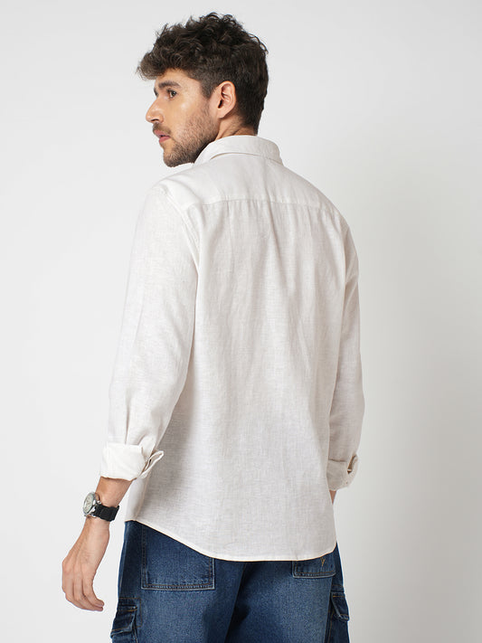 Vanilla Luxe Pure Linen Shirt