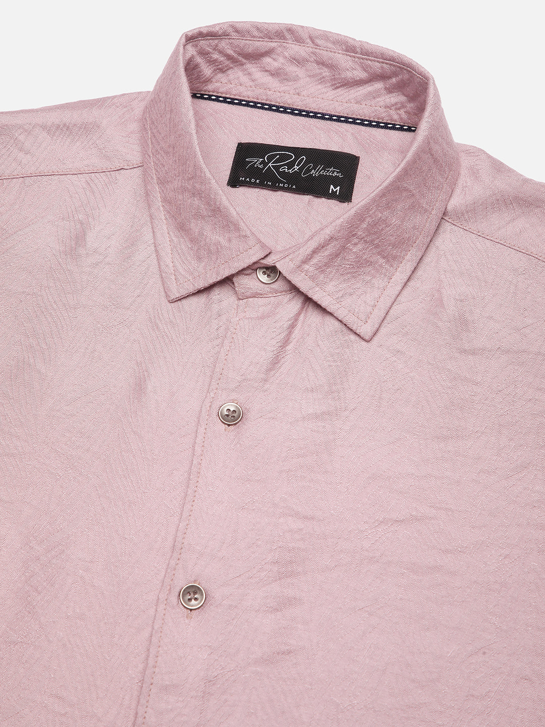 Dusty Rose Pink Rhythmic Wave Shirt